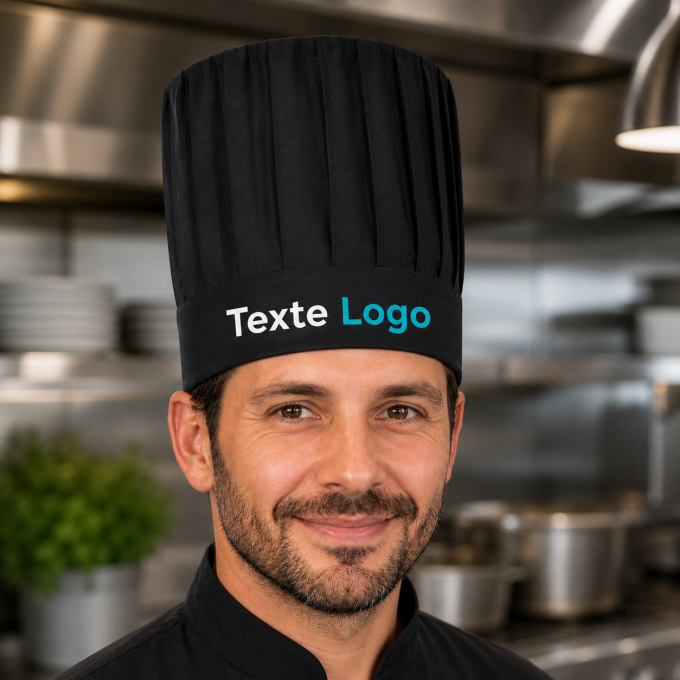Toque de Chef Personnalisée – Cadeau Original pour Passionné de Cuisine