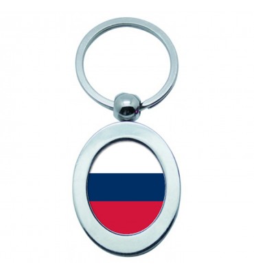Porte-clés Ovale Métal Russie