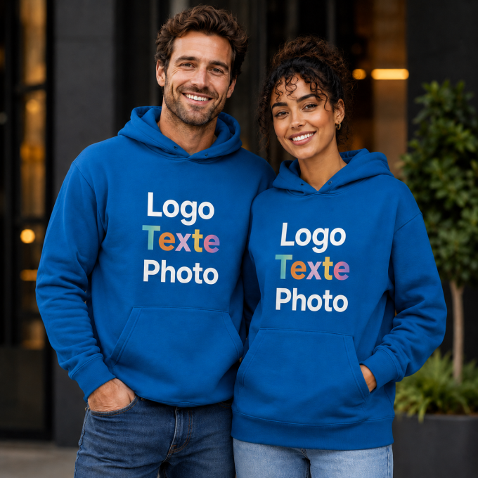 Sweat à capuche épais 325 g/m² personnalisé | Yonacrea