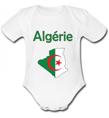 Body bébé Carte Algérie