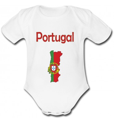 Body bébé Carte Portugal